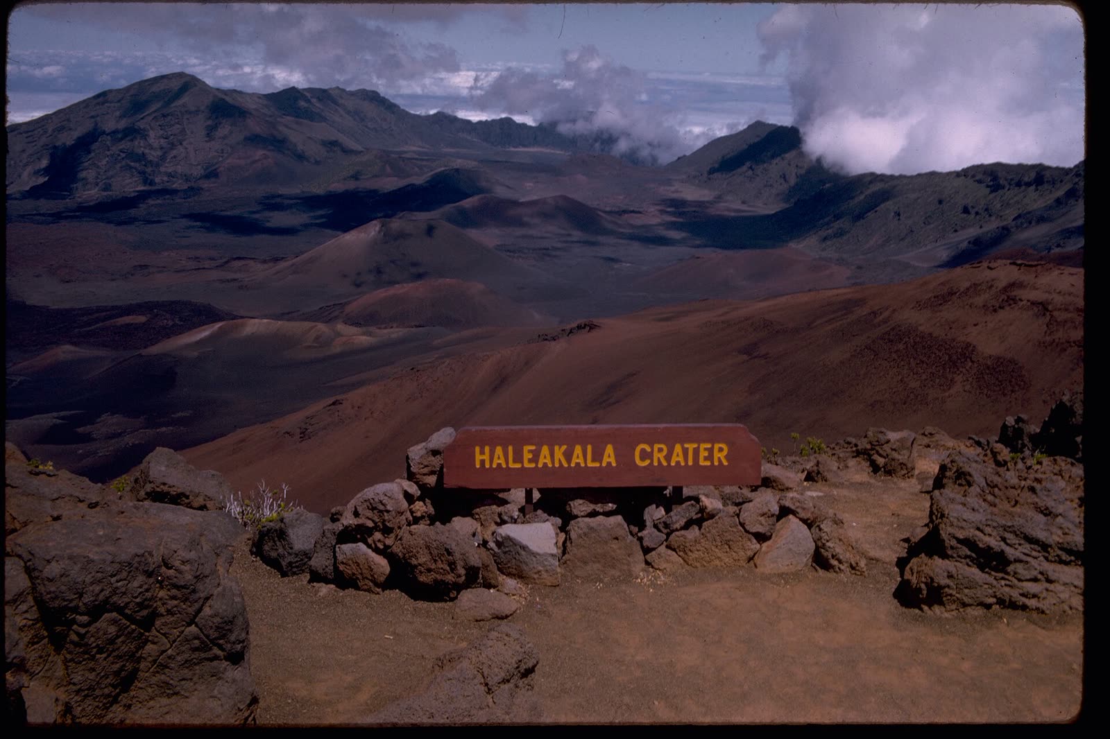 Sunrise over the Haleakala crater